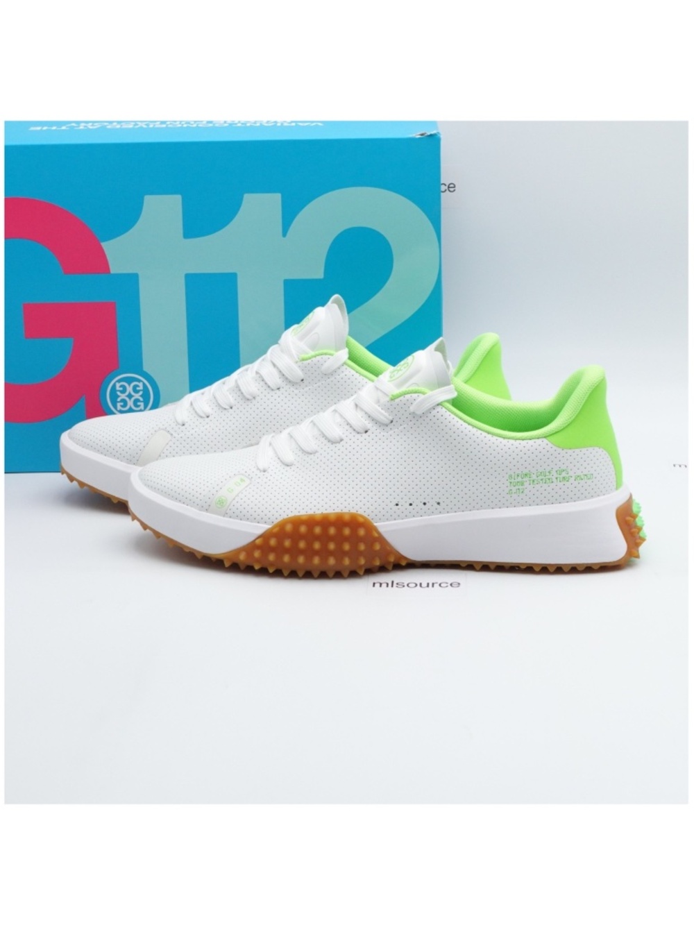 NEW Men's G/FORE G.112 Perforated Spikeless Golf Shoes GMF000101-S/GEC Snow